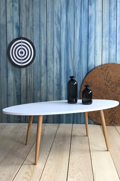 Monte Sehpa Orbit Orta Sehpa Beyaz