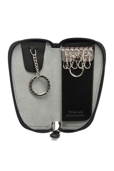 Tergan Πορτοφόλι Unisex από γνήσιο δέρμα μαύρο S1AN 00000090