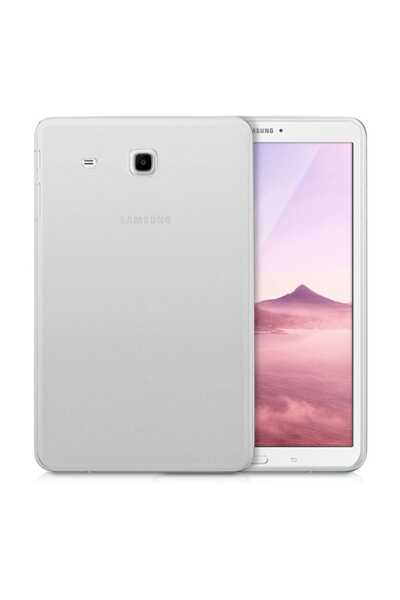 Microsonic Samsung Galaxy Tab E 9.6'' T560 Kılıf Transparent Soft Beyaz