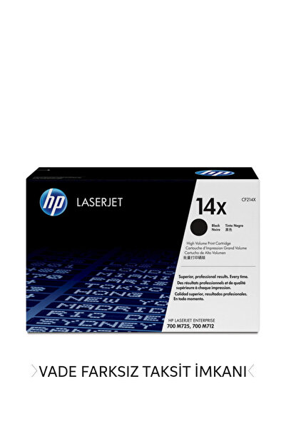 HP 14X 17000 Sayfa Kapasiteli Siyah Toner Cf214X