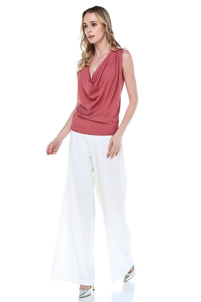 Quincey Γυναικεία Dusty Rose Degaje Μπλούζα BDM2447