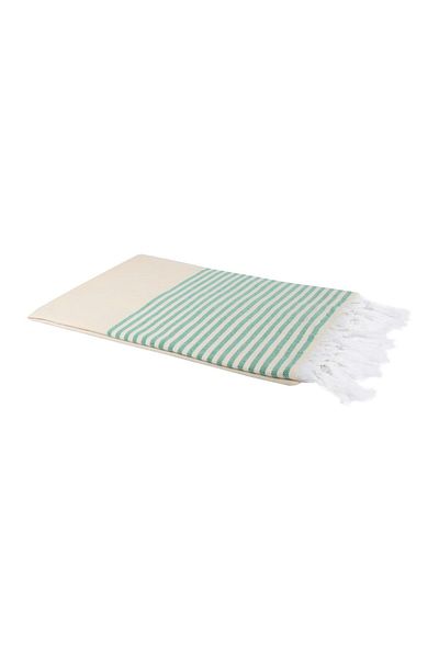 Bedinn Peshtemal Burgata Cream Green Pst062