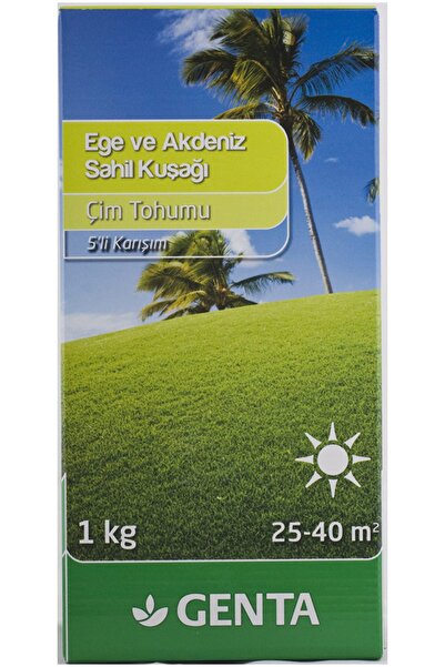 Genta 1kg Ege Ve Akdeniz Sahil Kuşağı Çim Tohumu