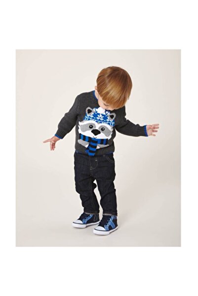 MOTHERCARE Erkek Bebek Bebek Polar Astarlı Koyu Taşlanmış Denim