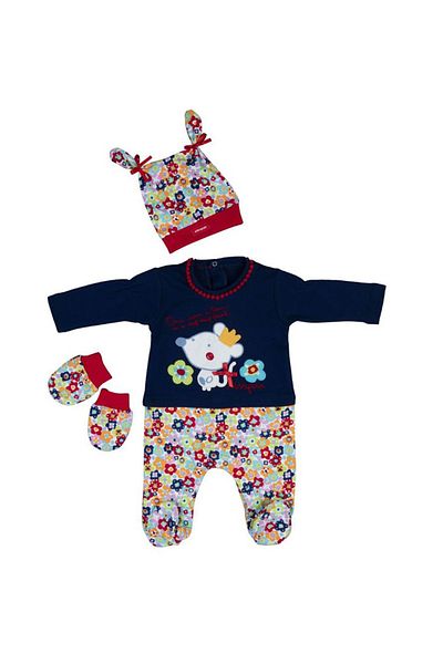 Bebepan 1863 Model 3-Piece Baby Rompers Set