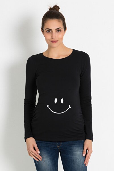 GEBE Black Maternity Humorous T-Shirt G6112209