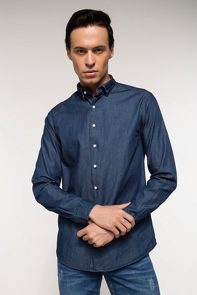 DeFacto Ανδρικό πουκάμισο Slim Fit