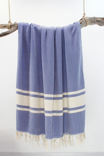 Bedinn Peshtemal Fishback cu dungi Royal Pst253