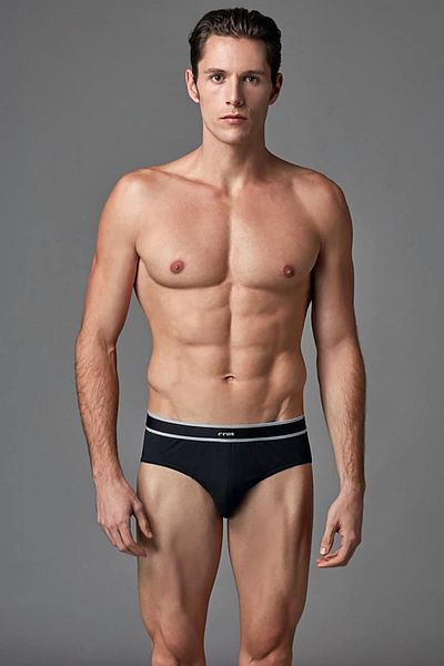 Eros Modal 2-Piece Ανδρικά Slips Μαύρα