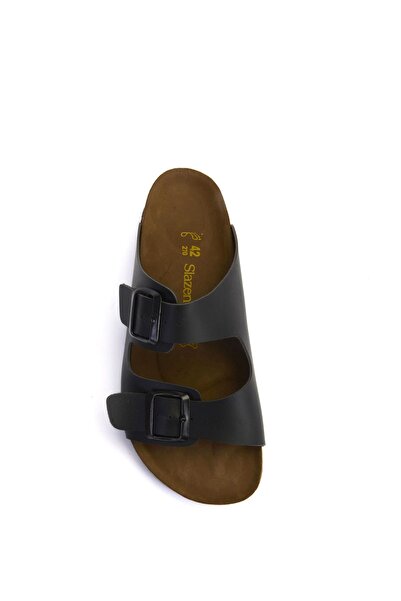 Slazenger Ανδρικές Μαύρες Παντόφλες - Φακός - SA19SE006