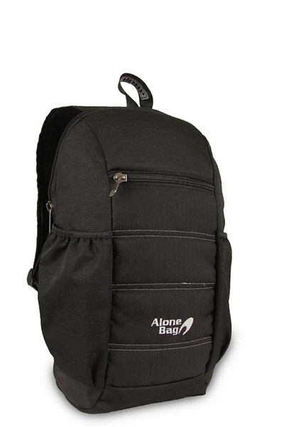Alone Rucsac cu două compartimente de culoare neagră (8405) /