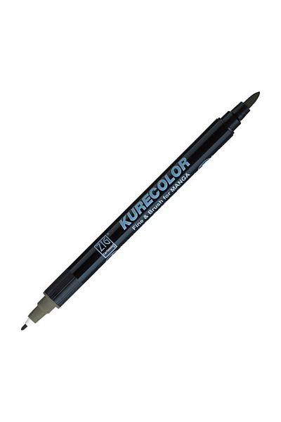 Zig Kurecolor Fine & Brush for MANGA Marker Drawing Pen 803 Gray Brown
