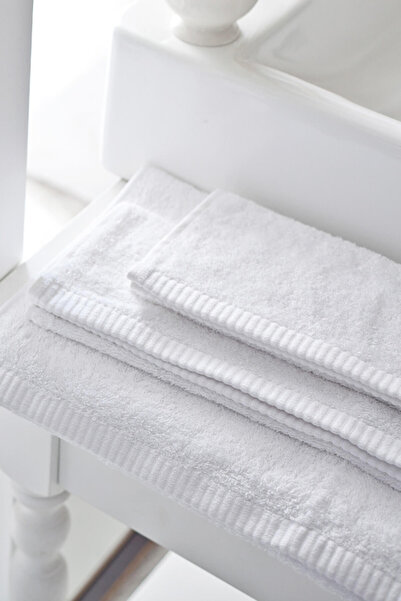 English Home Leafy Bambu Banyo Havlusu 70x140 Cm Beyaz