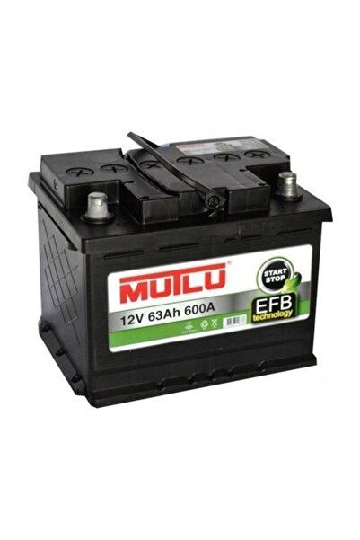 Genel Markalar 12 Volt 63 Ah EFB Son Teknoloji Akü Üretim: 2018