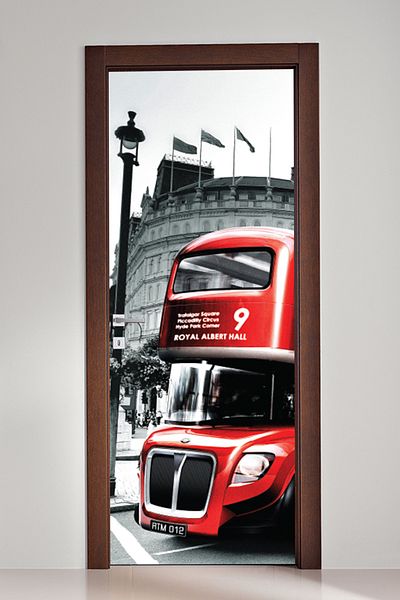Tilki Dünyası Autocolant pentru acoperirea ușii Dress Up 004