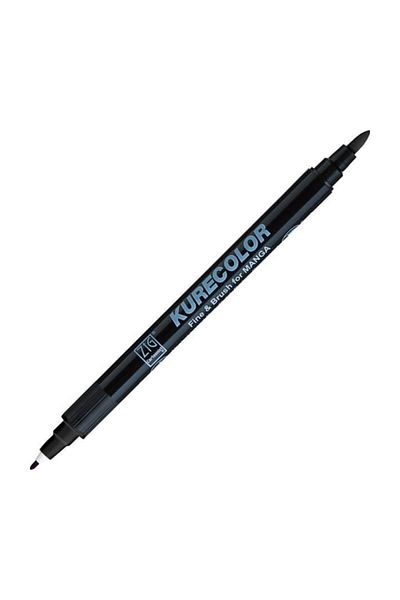 Zig Kurecolor Fine & Brush for MANGA Marker Drawing Pen 900 Black