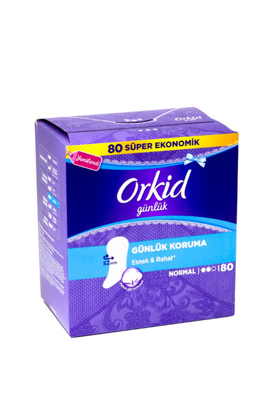 Orkid فوط صحية يومية 80 قطعة