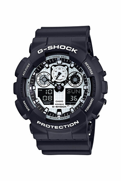 Casio Erkek G-Shock Kol Saati GA-100BW-1ADR