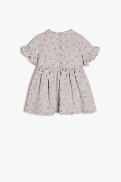 Koton Gray Baby Girl Dress