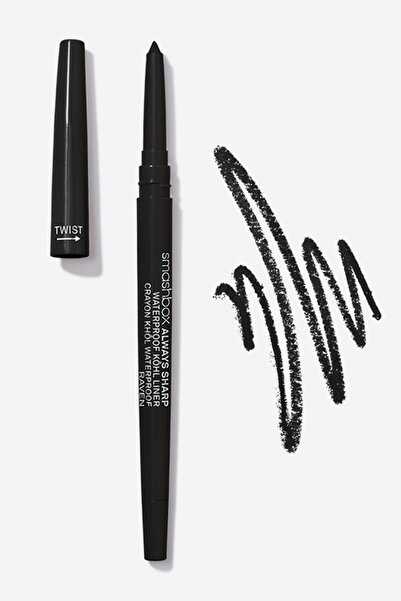 Smashbox محدد عيون مقاوم للماء - محدد عيون كحل أولويز شارب المقاوم للماء، لون...