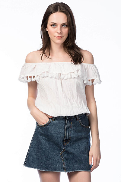 Pitti Women's White Blouse 10127