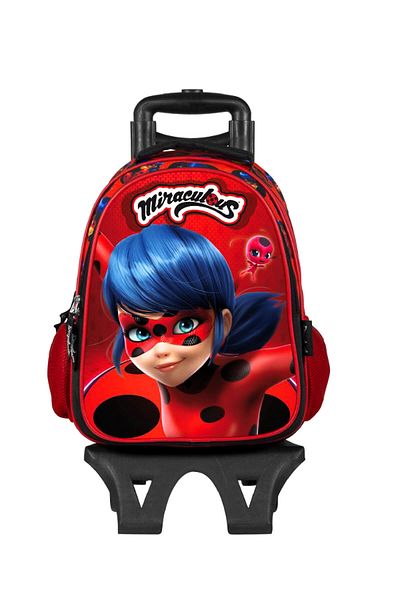 ÜMİT ÇANTA Miraculous Ladybug - Two Compartment Squeegee Primary School Bag 2030