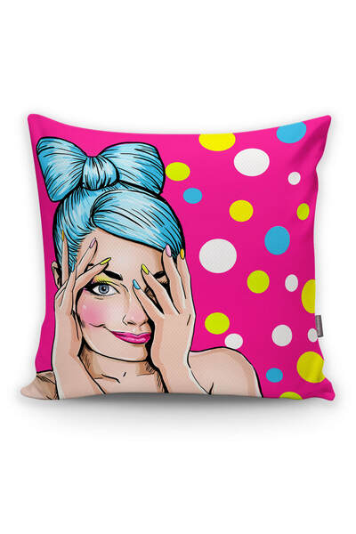 Realhomes Pop Art Digital Printed Decorative Pillow Cushion Cover