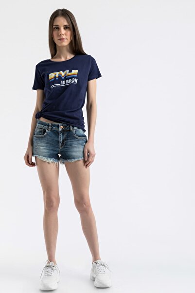 Ltb Μπλουζάκι Navy Blue - Χαλαρή εφαρμογή