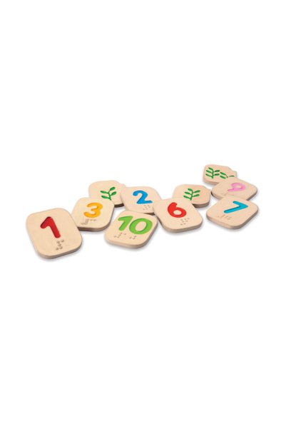 PLANTOYS Braille Numbers 1-10 (Braille Number) /