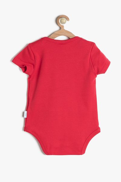 Koton Red Baby Boy Bodysuit