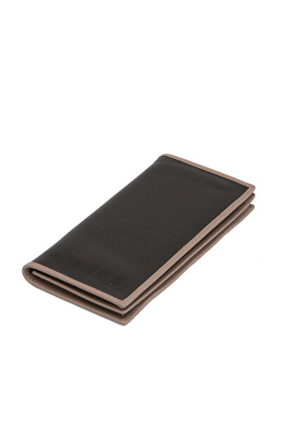 Tergan Ανδρικό πορτοφόλι από γνήσιο δέρμα καφέ S1CE00001610