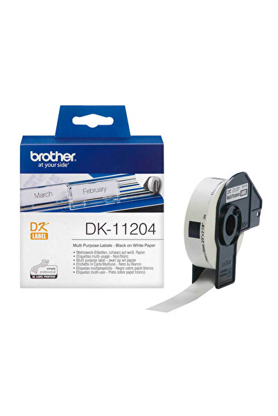 Brother P-Touch Çok Amaçlı Etiket 17mmx54mm DK11204