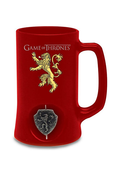 SD Toys Game Of Thrones Lannister Red Bira Bardağı Dönen Logolu