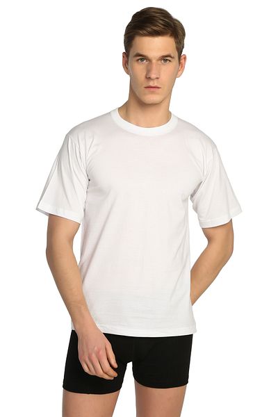 Tutku Men's White 9-Pack Crew Neck Undershirt ELF568T0105CCM9