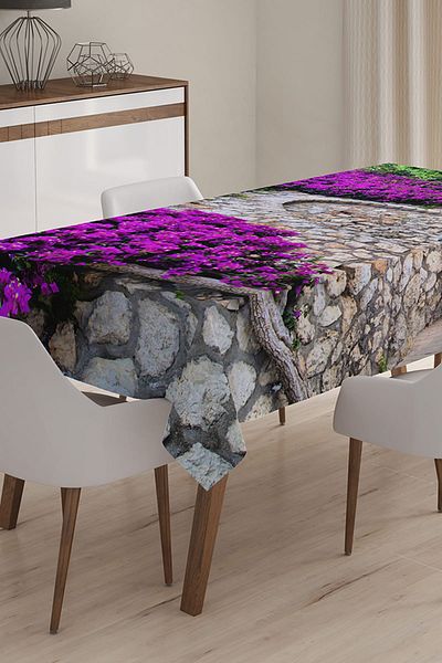 Realhomes Față de masă imprimată digital 3D cu design personalizat - 120 x 140 cm