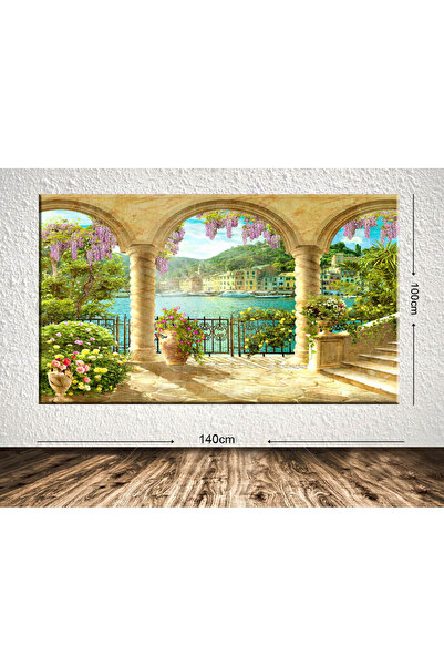 Tablo Center Dev Boyut Manzara Kanvas Tablo 100x140cm
