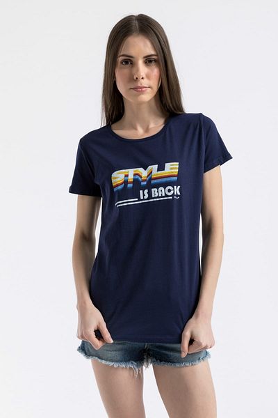 Ltb Μπλουζάκι Navy Blue - Χαλαρή εφαρμογή