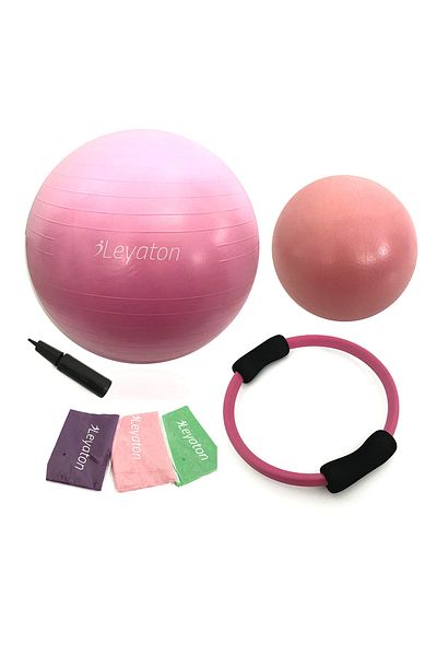 Leyaton Pilates Set New Model 7 Piece Full Set 75 Cm