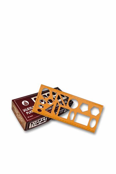 Yıldızlar Yayınları GEOMETRIC TEMPLATE RULER CODE:040