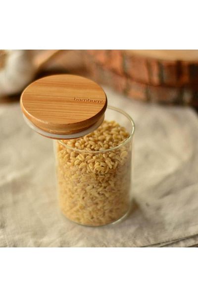 Bambum Bolla - Glass Storage Container Small