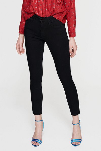 Mavi Γυναικείο τζιν παντελόνι Adriana Ankle Zip Gold 100501-24190