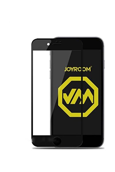 Joyroom iPhone 7 Siyah Ekran Koruyucu 9H Kılıf Dostu Ebat