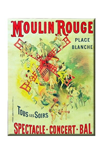 HOUSE2HOME Αφίσα από χαρτόνι για κινηματογράφο Moulın Rouge 24x32 cm
