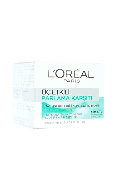 L'Oreal Paris Üç Etkili Parlama Karşıtı Krem 50 ml 3600522343912