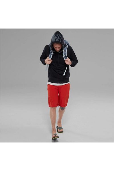 THE NORTH FACE Ανδρικό μαύρο φούτερ εξωτερικού χώρου με κουκούλα Seasonal Drew Peak Light