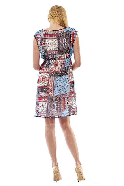 Motherway Φόρεμα σιφόν εγκυμοσύνης με σχέδιο Em373