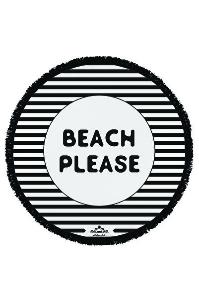 ECEMRE Στρογγυλή πετσέτα παραλίας