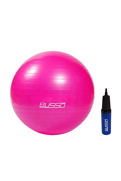 BUSSO GYM75 75Cm Pilates Ball (Boxed) Fuchsia
