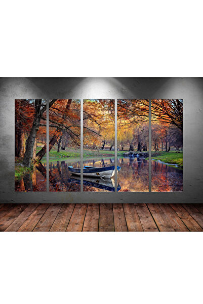 Tablo Center Dev Boyut 5 Parçalı Kanvas Tablo 150x90cm