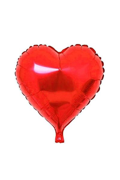 Kazanabil Heart Shaped Foil Balloon 40cm Red